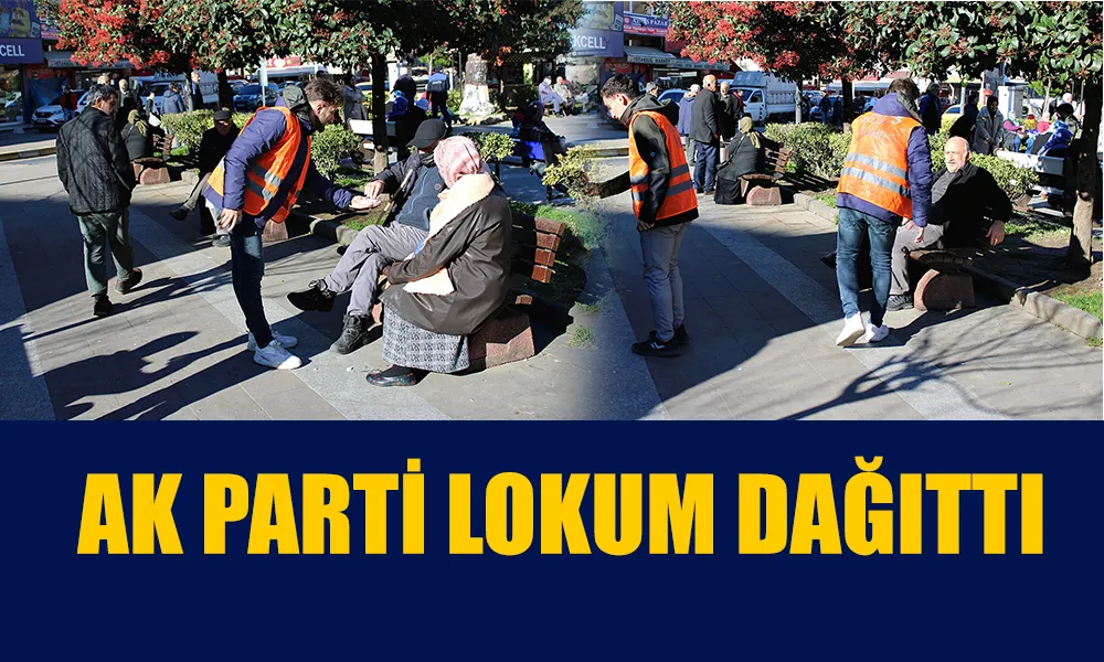 Ak Parti Gençlik Kollarından LOKUM dağıtımı gerçekleştirildi