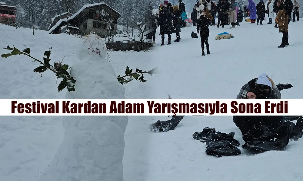 16. Ayder Kardan adam Festivali sona erdi