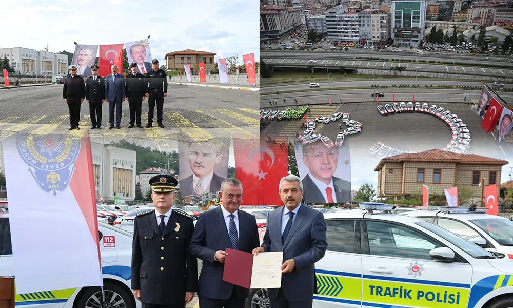 Hayırseverler Desteğiyle Rize Emniyetine Yeni Hizmet Araçları Kazandırıldı