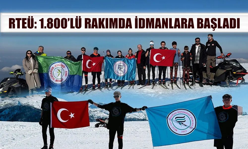 RTEÜ SPOR KULÜBÜ KAYAKLI KOŞU TAKIMI ANTRENMANLARA BAŞLADI