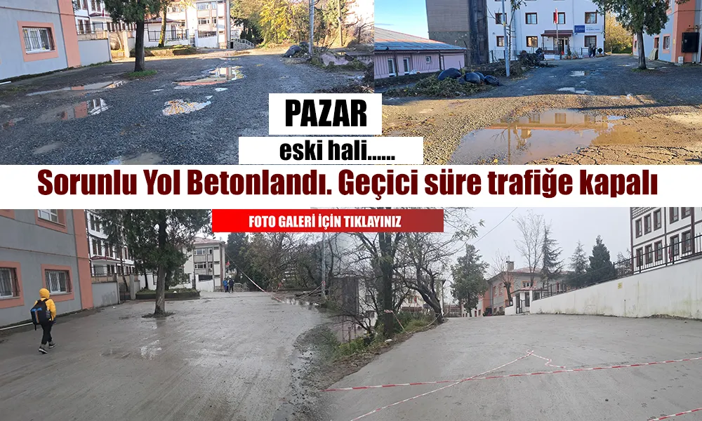 Yılların Beklediği Yol Sorunu Çözüldü.