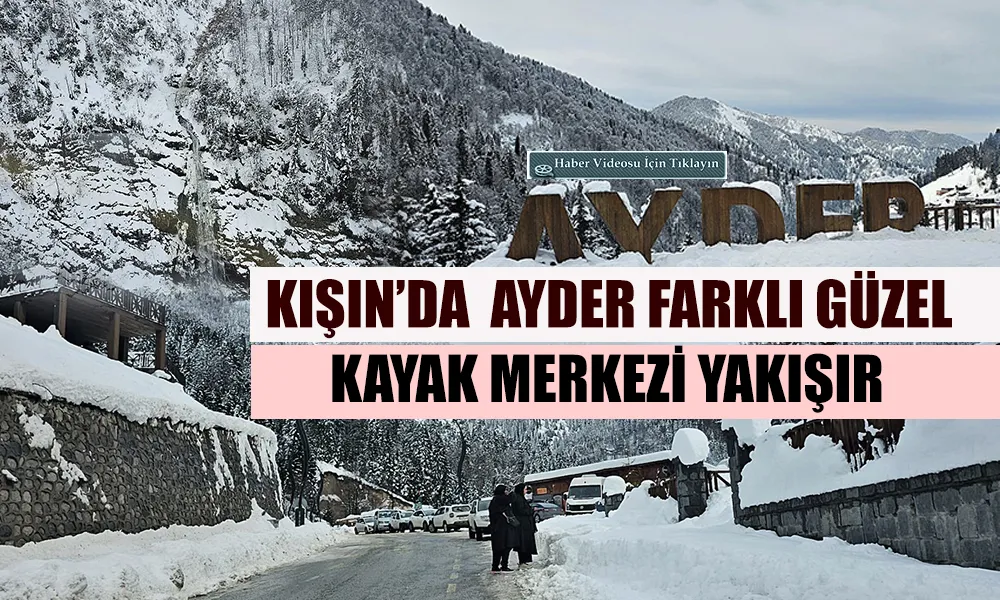 Ayder, Kışın Beyaz Cennetiyle Ziyaretçilerini Bekliyor