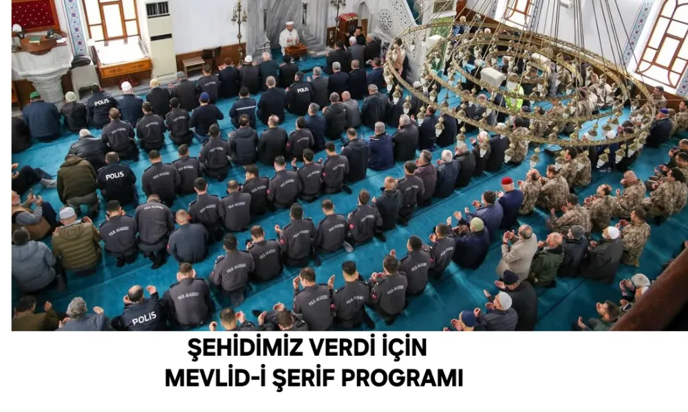 Şehid Altuğ Verdi için Mevlid-i Şerif Programı 