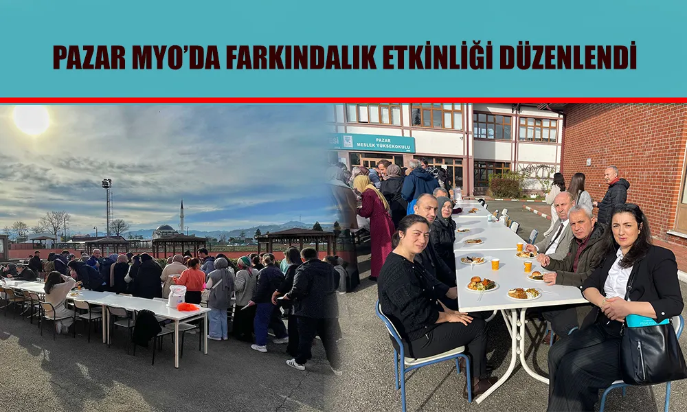 Pazar MYO’da Tutumlu Gelecek Etkinliği