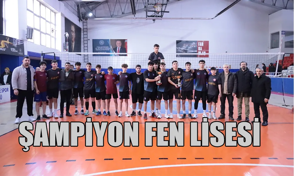 ŞAMPİYONU SPOR LİSESİ OLDU