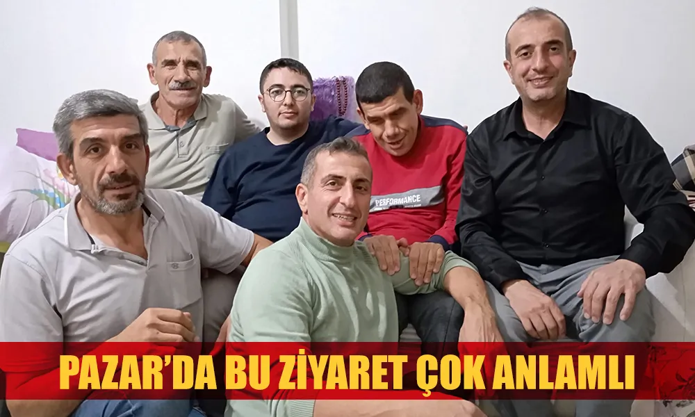 Bu ziyaret, ailenin yüzünü güldürdü