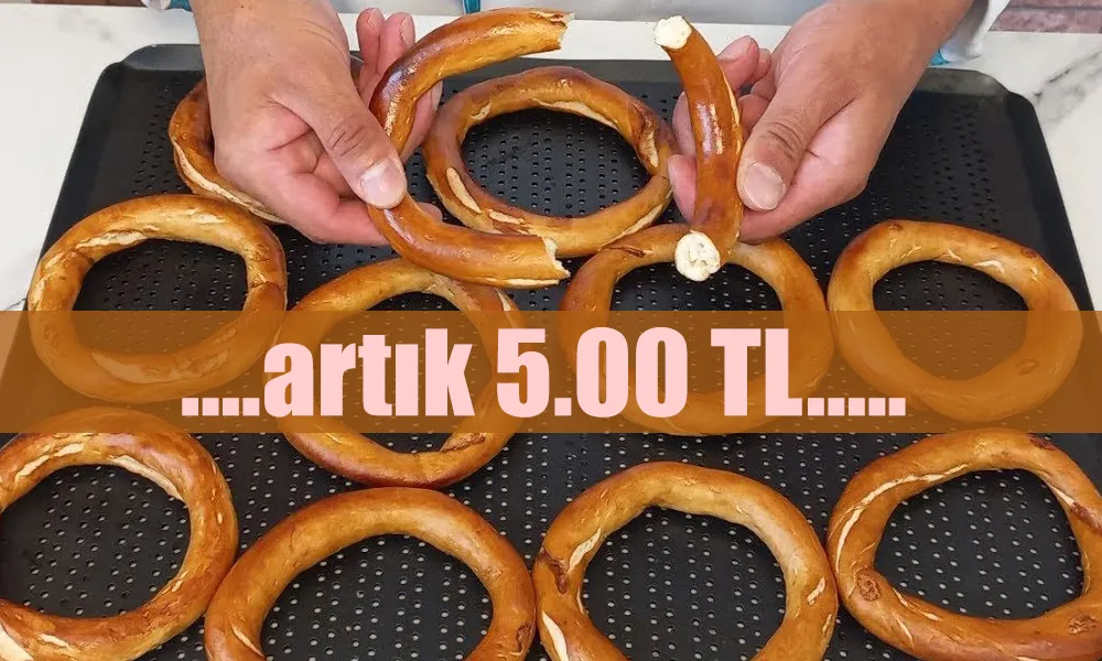 Simit, 5.00 TL oldu