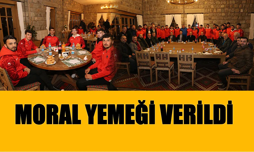 SPOR KULÜBÜ’NE MORAL YEMEĞİ