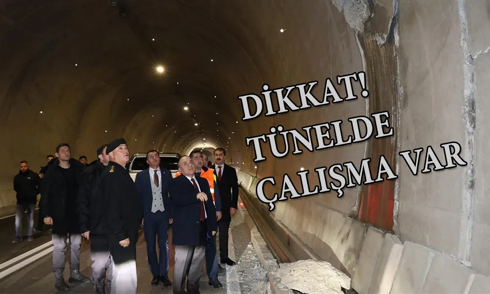 T-14 TÜNELİNDE BAKIM-ONARIM ÇALIŞMALARI BAŞLADI