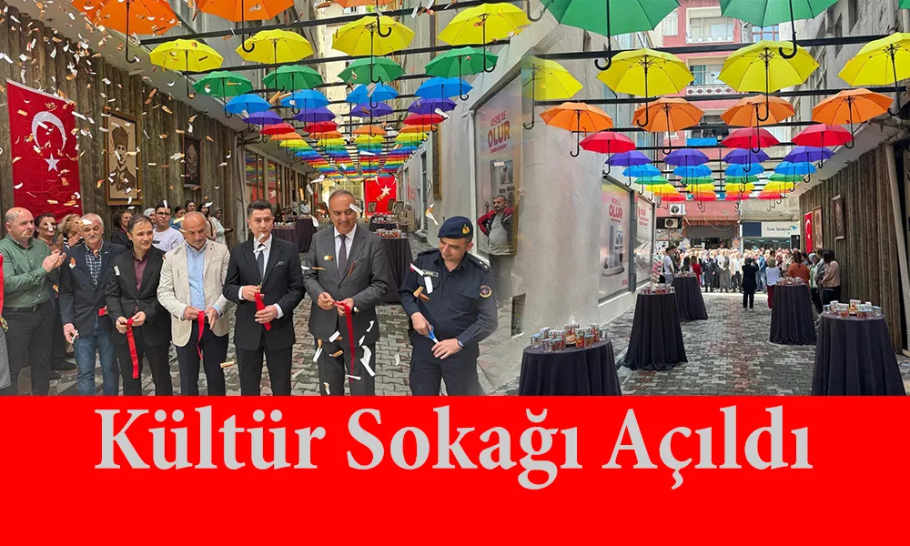 “Kültür Sokağı Projesi” hayata geçirildi.