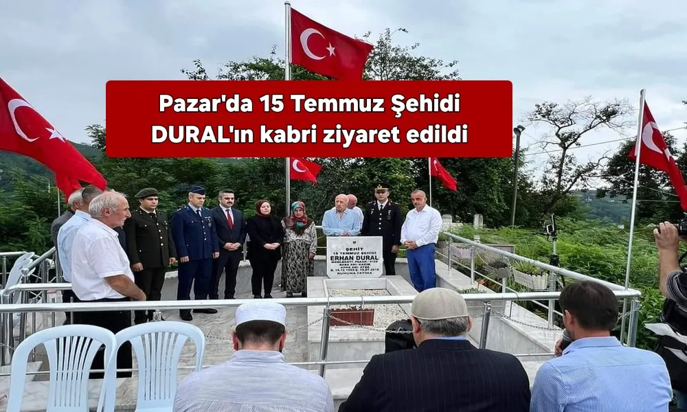 15 Temmuz şehidi kabrine ziyaret