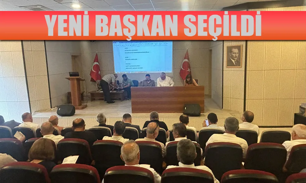 YENİ BAŞKAN BİLGEHAN ERDEM OLDU