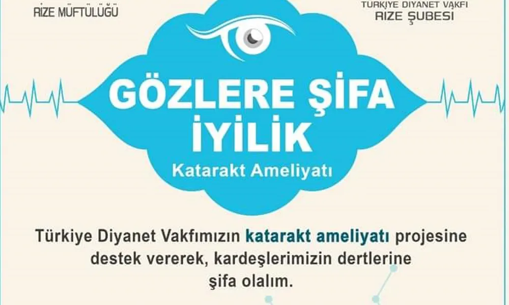 RİZE SAĞLIKTA GÖRMEYEN GÖZLERE ŞİFA OLUYOR  