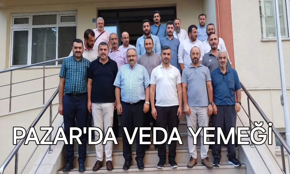 Müftülük Personeli Veda Yemeği Verdi