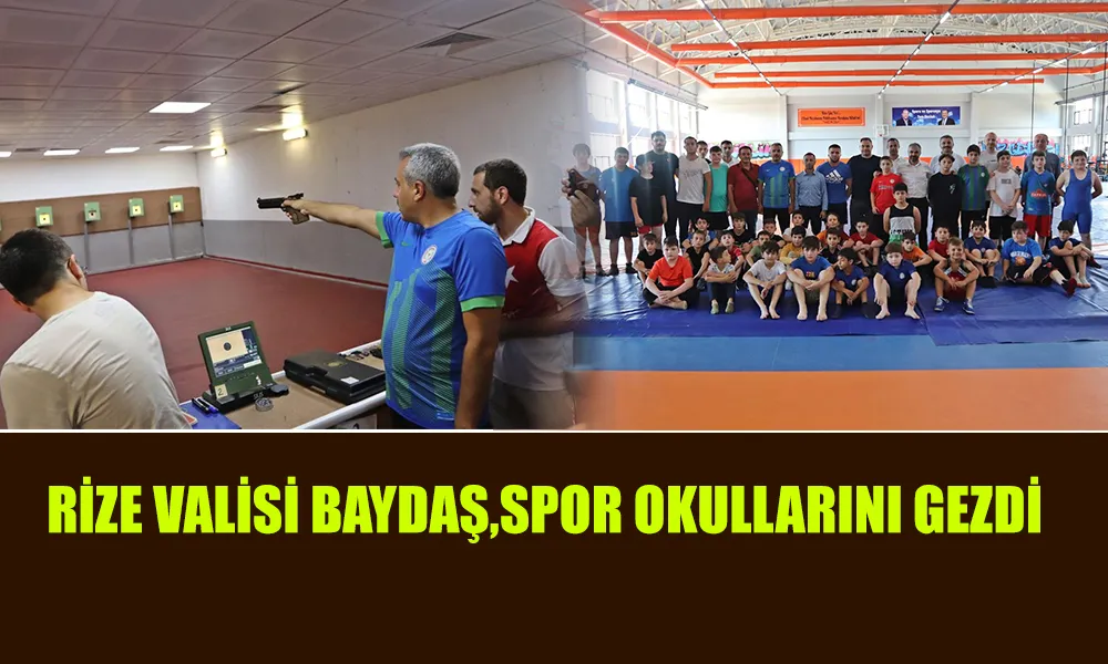 Vali Baydaş Yaz Spor Okullarını Gezdi