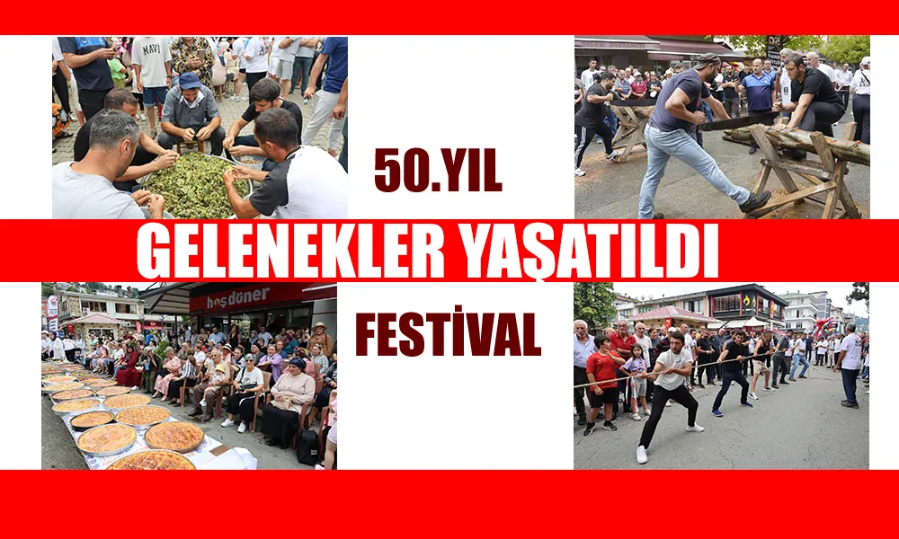 ARHAVİ FESTİVALİNDE GELENEKLER YAŞATILDI