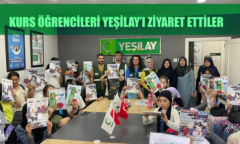 Kurs Öğrencilerinden YEŞİLAY