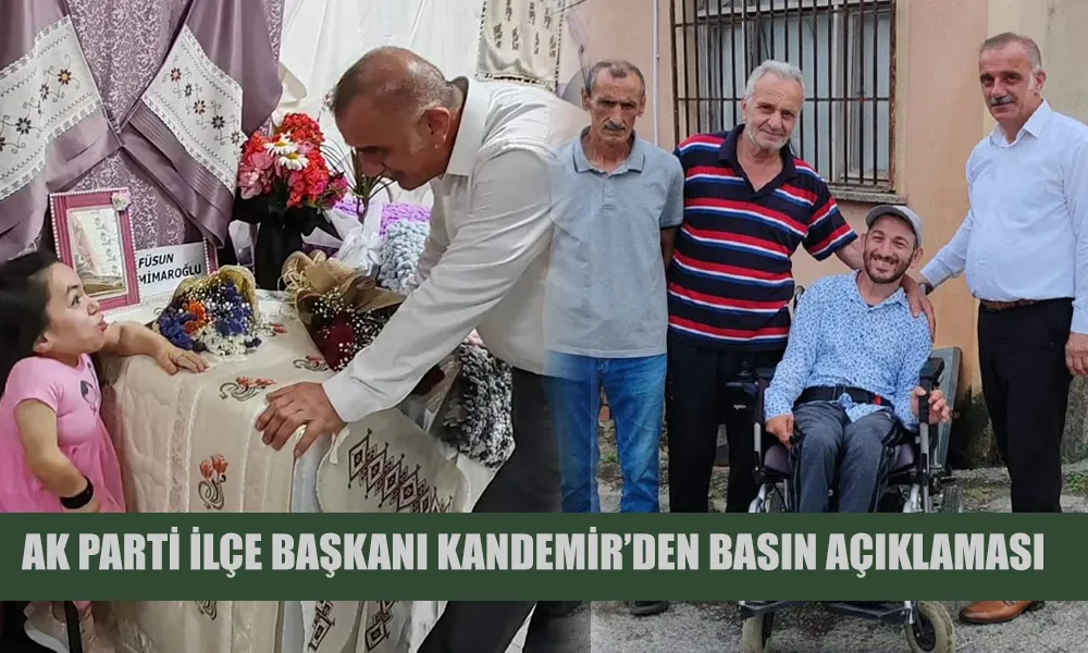 AK Parti Pazar İlçe Başkanı Hamza Kandemir, gündemle ilgili açıklamalarda bulundu.