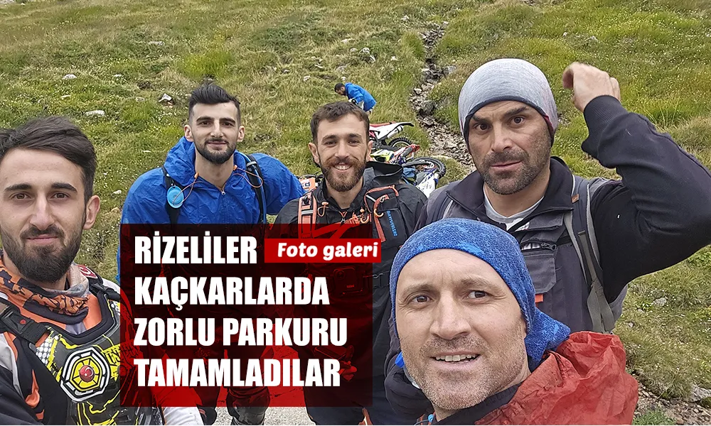 Rizeli Motorcular Kaçkar Dağları