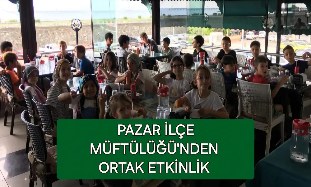 Pazar köy camilerinde ortak etkinlik 