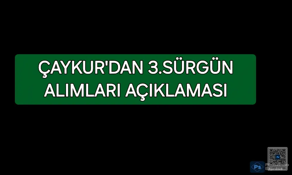 Çaykur’dan 3. sürgün açıklaması 