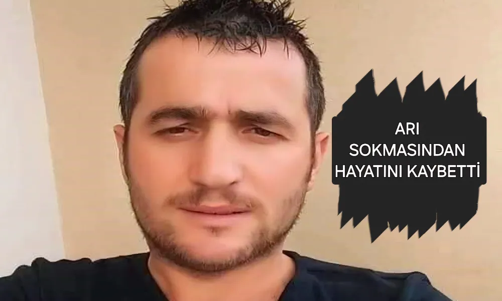 Arı sokması sonrası hayatını kaybetti 