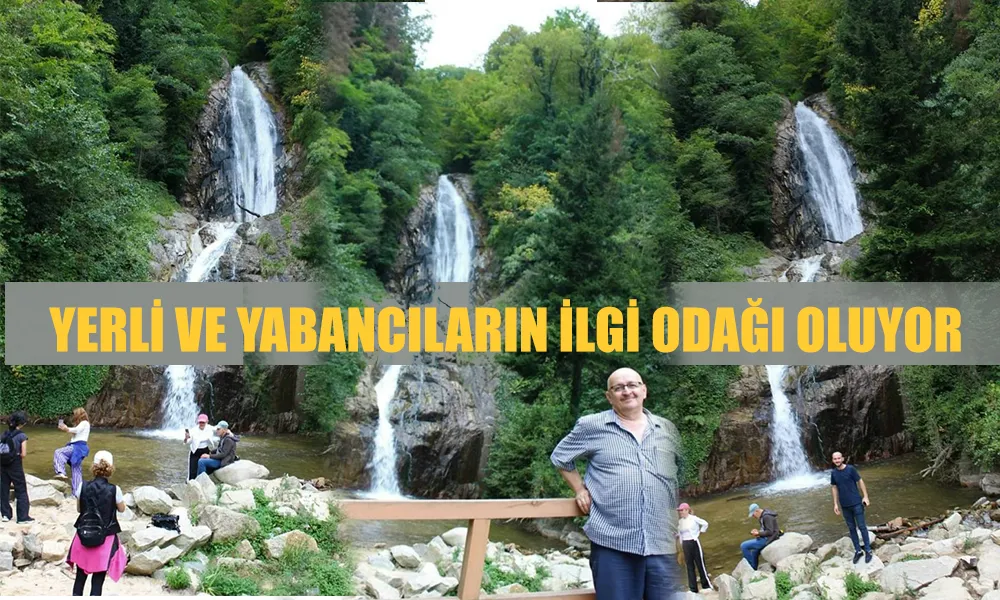 İkizdere Manle Şelalesi Yerli ve Yabancı Turistlerin İlgi Odağı