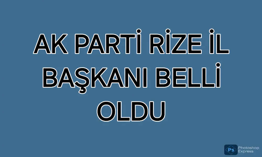 Yılmaz Katmer AK Parti Rize İl Başkanı oldu.