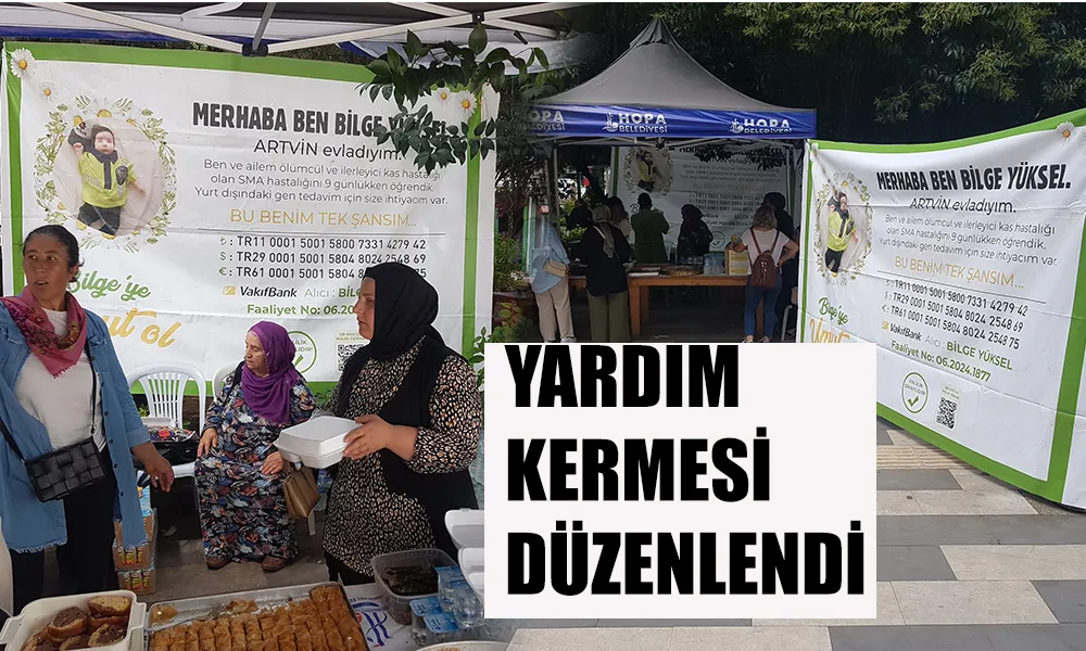 BİLGE BEBEK İÇİN KERMES DÜZENLENDİ