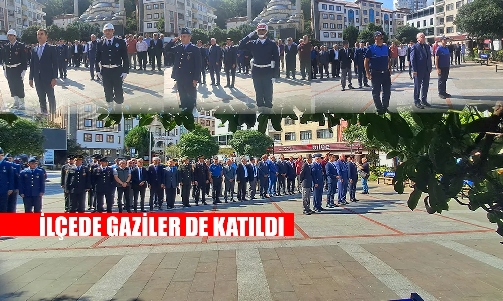 19 Eylül Gaziler Günü için Pazar’da Tören düzenlendi