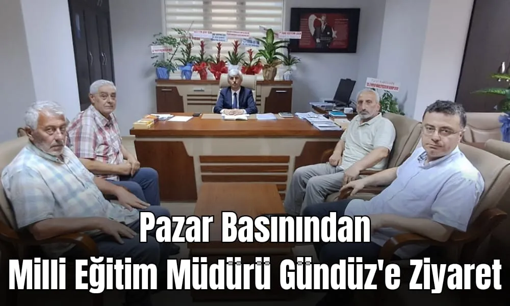 Pazar basını hoş geldin ziyareti yaptı 