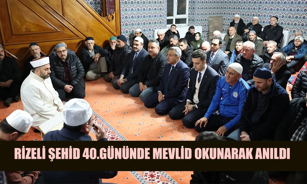 Şehadetinin 40. Gününde Teğmen Ceyhun Kalyoncu Anıldı