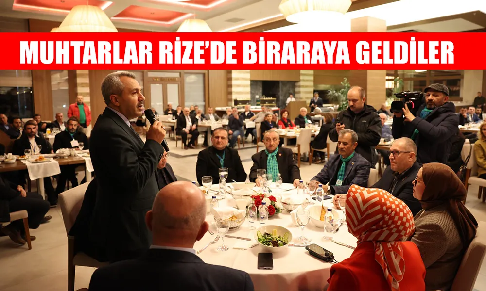 Vali Baydaş: Muhtarlarla bir araya geldi