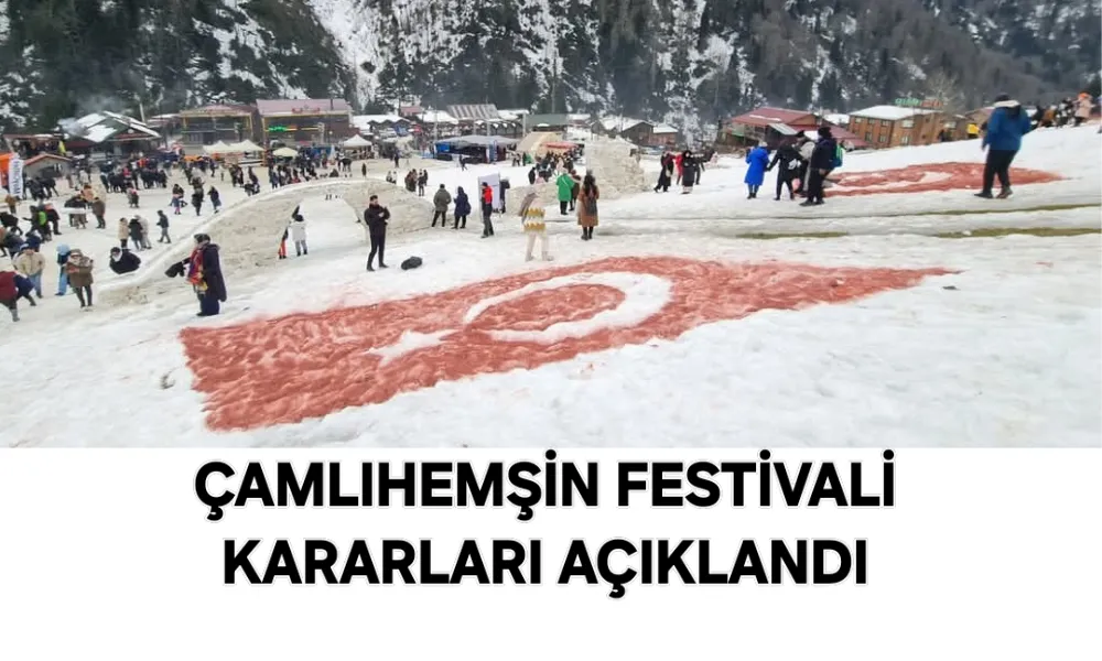 Çamlıhemşin Ayder Kardan Adam Kış Festivali Basın Açıklaması