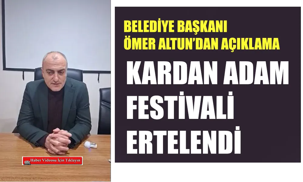 Çamlıhemşin Kardan Adam Festivali Ertelendi