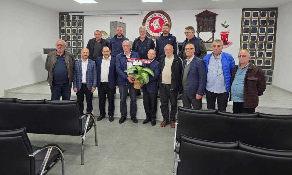 Rize Pazar İlçe Müftülüğü’nden Muhtarlar Derneği’ne Ziyaret