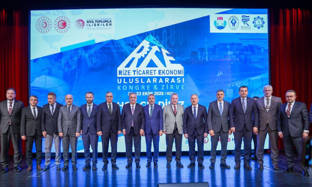 Rize Uluslararası Ticaret ve Ekonomi Kongre ve Zirvesi Başladı
