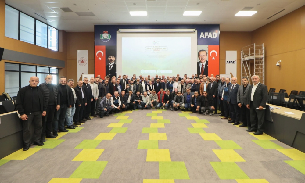 Rize Köy Muhtarları Çalıştayı Başladı