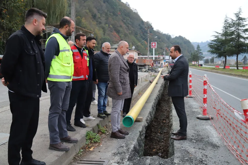 DOĞALGAZ İÇİN KAZI ÇALIŞAMLARI BAŞLADI