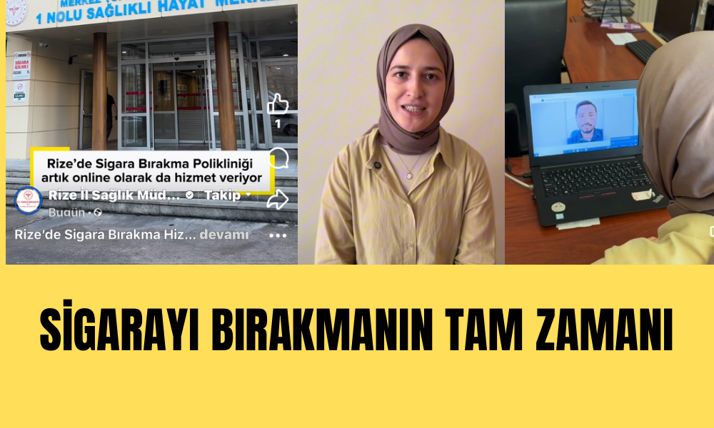 Rize Sağlıkta Çığır Açıyor: Sigara Bırakma Hizmetleri Online Platforma Taşındı!
