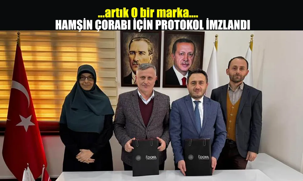 Hemşin Çorabı Markalaşma Yolunda: Protokol İmzalandı