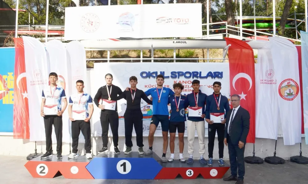 Güneysu Spor Lisesi Kanoda Türkiye Şampiyonu