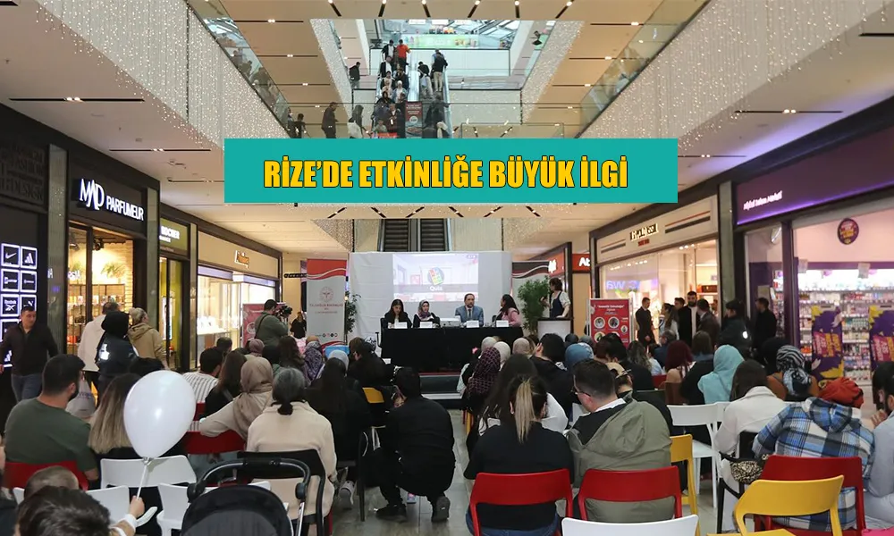 Rize’de gebelere özel etkinlik büyük ilgi gördü