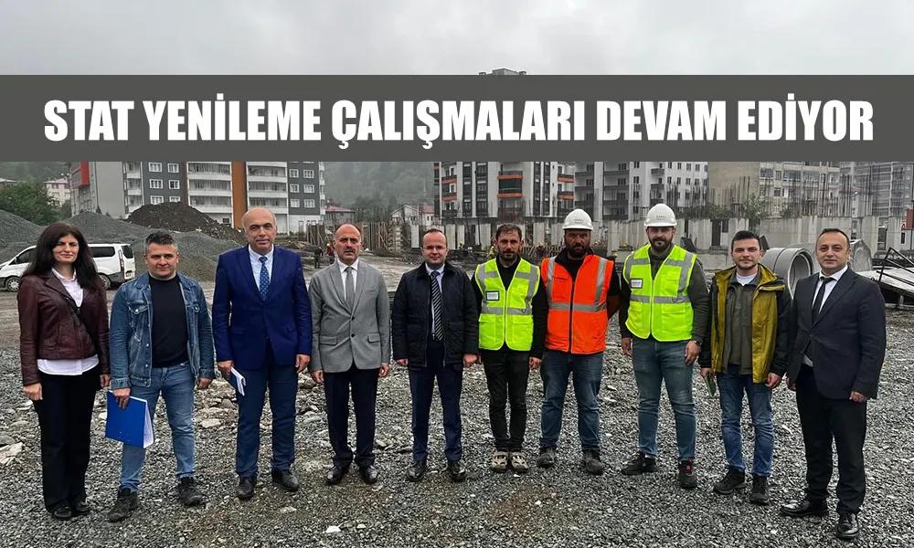 HOPA İLÇE STADI YAPIM ÇALIŞMALARI DEVAM EDİYOR