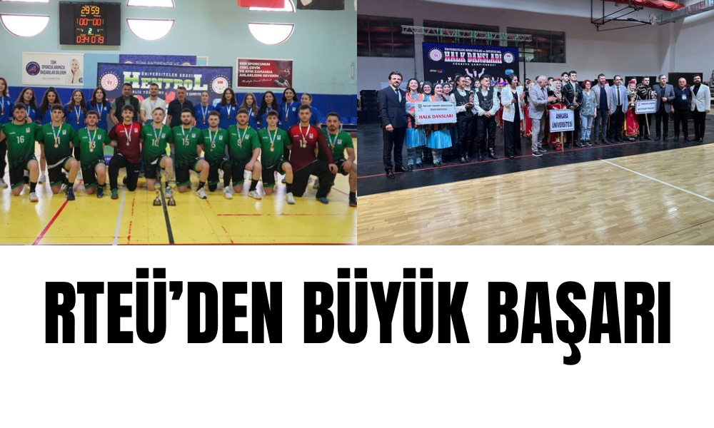 Recep Tayyip Erdoğan Üniversitesi Halk Dansları Ekibi Türkiye İkincisi Oldu