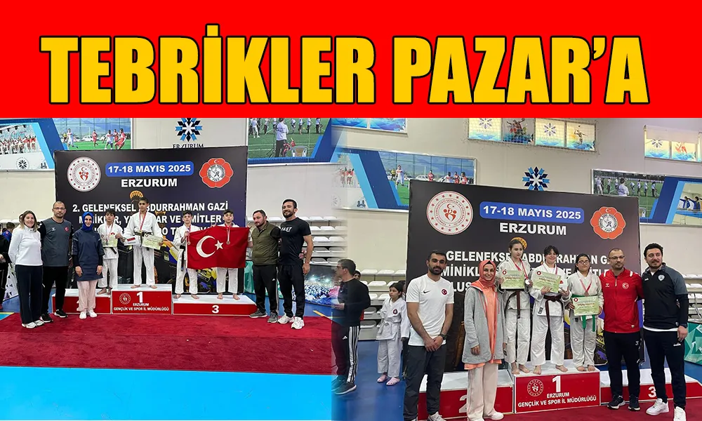 Pazarlı Sporcular Madalyalarla Döndü!