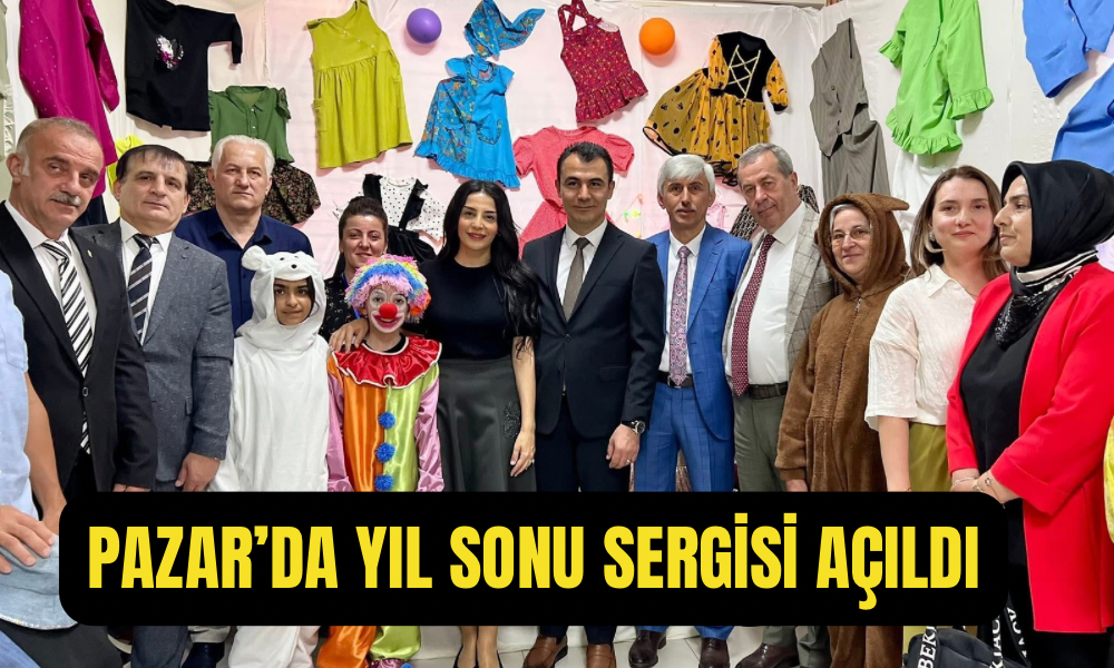 Pazar’da Yıl Sonu Sergisi Açıldı