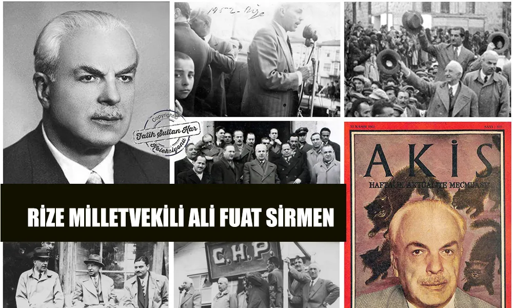 RİZE MİLLETVEKİLİ TBMM BAŞKANI ALİ FUAT SİRMEN