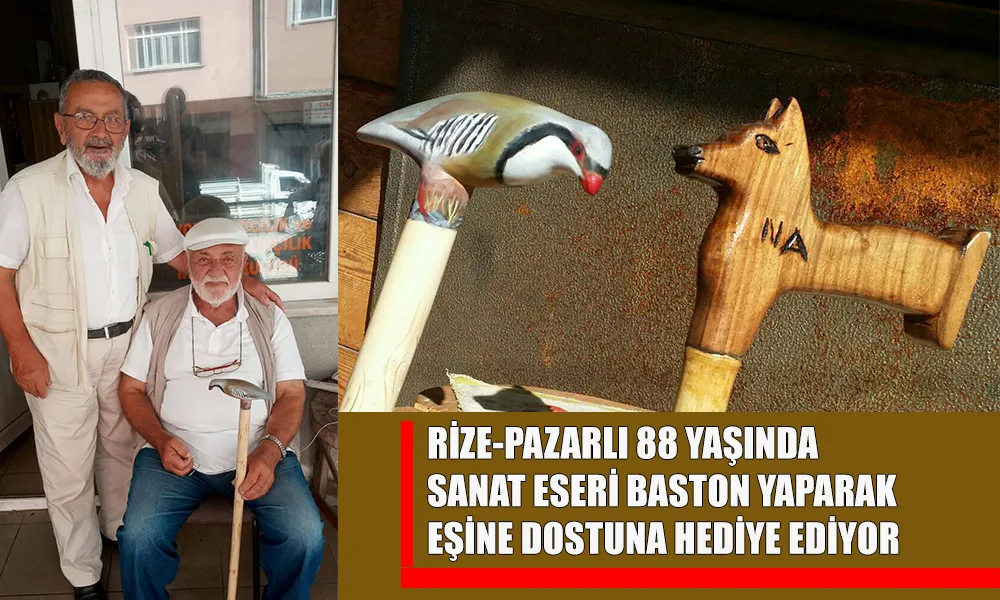 Pazarlı Dursun Çakıroğlu: 88 Yaşında Sanatını Bastonlara İşleyen Efsane Avcı
