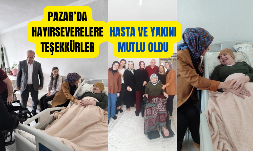 Vefakâr Eşin Çağrısı Karşılık Buldu, Yardım Eli Rize’den Yükseldi